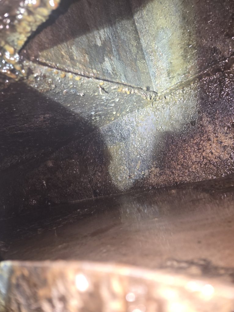 Contact Bradley Fire & Environmental Services about Indiana Kitchen Fire Suppression image shows dirty kitchen duct