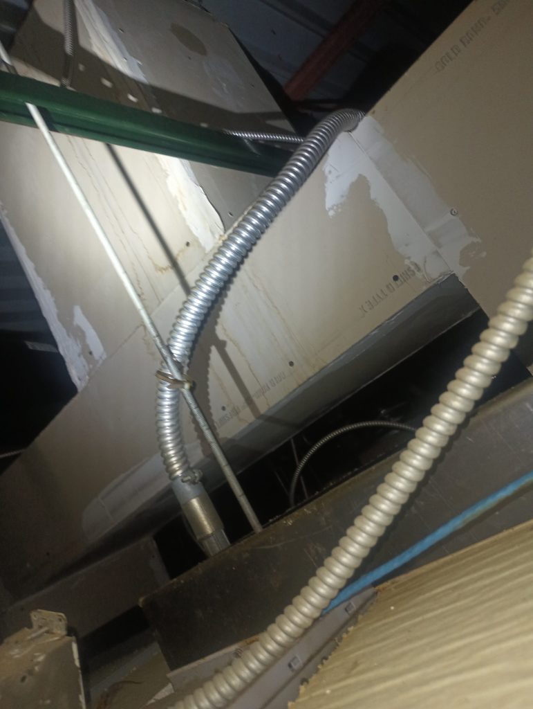 Work on Indiana Kitchen Fire Suppression with Bradley Fire & Environmental Services image shows kitchen infrastructure