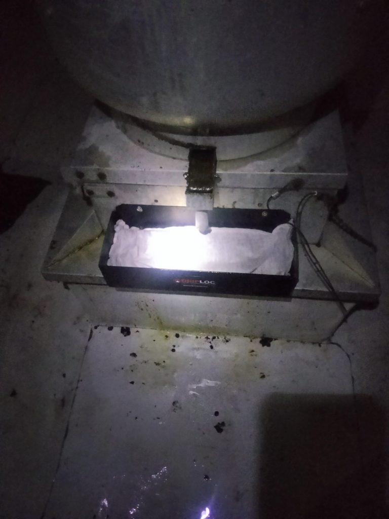 Correct deficiencies for Indiana Kitchen Fire Suppression with Bradley Fire & Environmental Services image shows fan illuminated by light