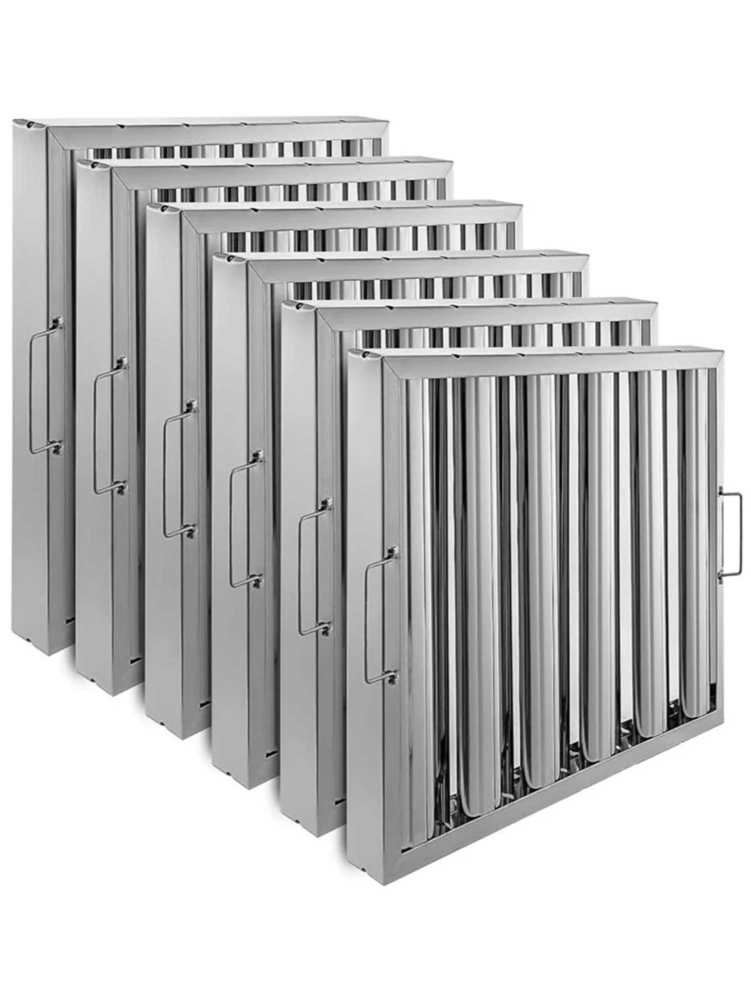 Contact Bradley Fire & Environmental Services about Indiana Kitchen Fire Suppression image shows stack of hood filters